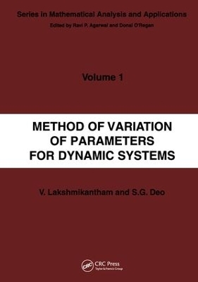 Method of Variation of Parameters for Dynamic Systems - V. Lakshmikantham