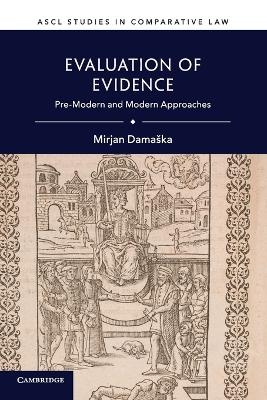 Evaluation of Evidence - Mirjan Damaška