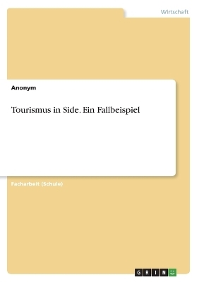 Tourismus in Side. Ein Fallbeispiel - Frieda von Meding