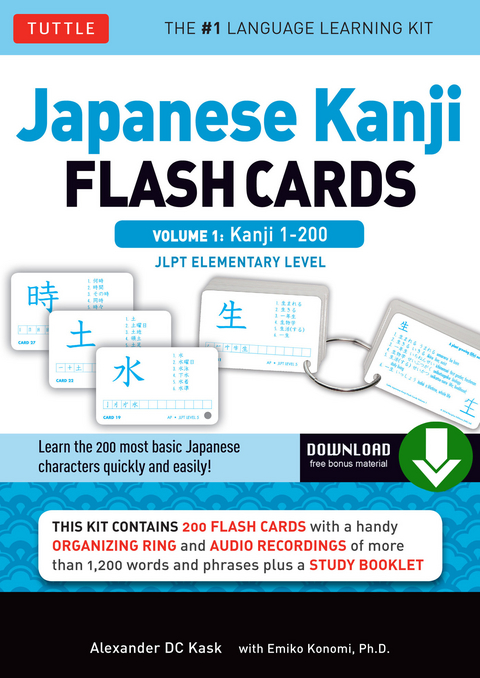 Japanese Kanji Flash Cards Volume 1 -  Alexander Kask