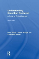 Understanding Education Research - Shank, Gary; Pringle, Janice; Brown, Launcelot