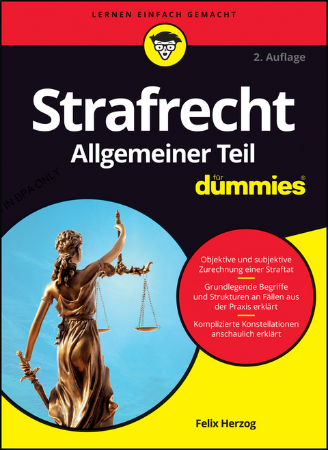 Strafrecht Allgemeiner Teil für Dummies - Felix Herzog