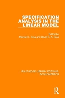 Specification Analysis in the Linear Model - 