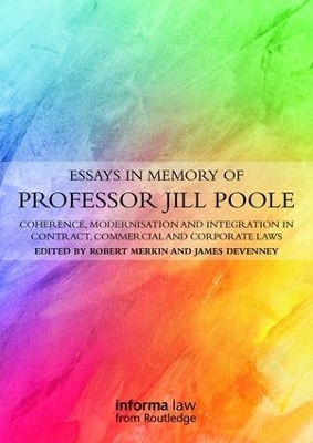 Essays in Memory of Professor Jill Poole - 