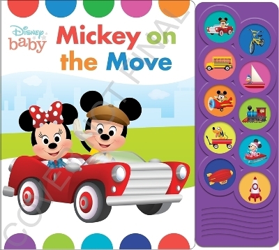 Disney Baby Mickey On The Move Sound Book - P I Kids