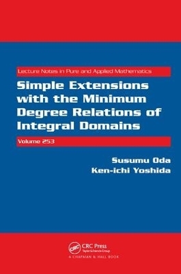 Simple Extensions with the Minimum Degree Relations of Integral Domains - Susumu Oda