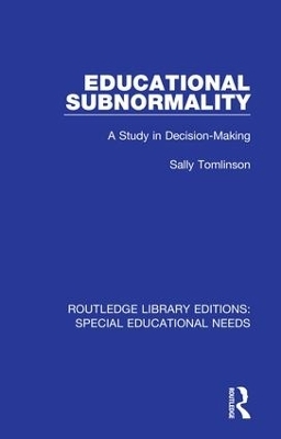 Educational Subnormality - Sally Tomlinson