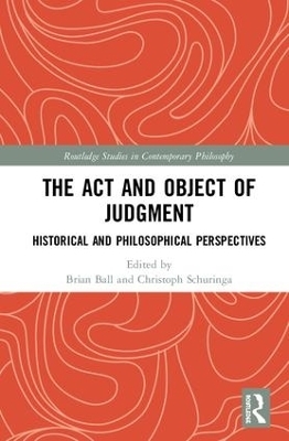 The Act and Object of Judgment - 