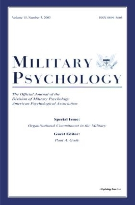 Organizational Commitment in the Military - 