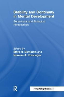 Stability and Continuity in Mental Development - 