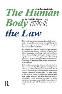 Human Body and the Law - Robert Maynard Hutchins