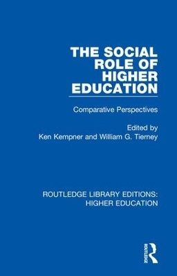 The Social Role of Higher Education - 