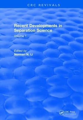 Recent Developments in Separation Science - Po Li. N N