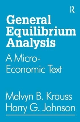 General Equilibrium Analysis - Harry G. Johnson