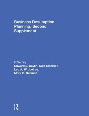 Business Resumption Planning, Second Supplement - 