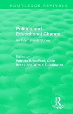 Politics and Educational Change - 