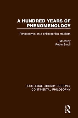 A Hundred Years of Phenomenology - 