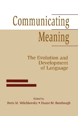 Communicating Meaning - 