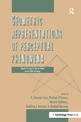 Geometric Representations of Perceptual Phenomena - 