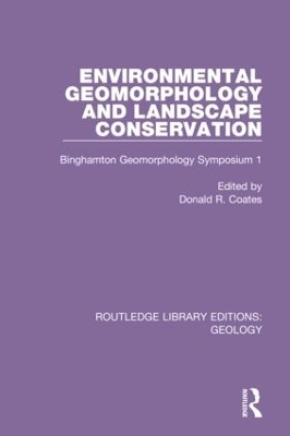 Environmental Geomorphology and Landscape Conservation - 