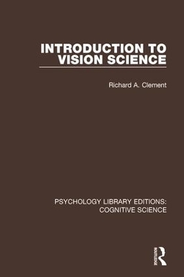 Introduction to Vision Science - Richard A. Clement