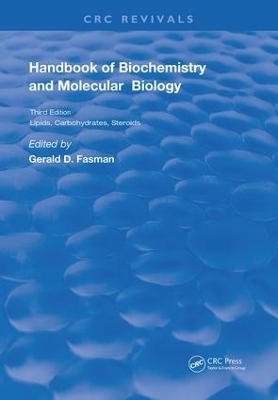 Handbook of Biochemistry - Gerald D Fasman