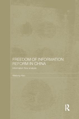 Freedom of Information Reform in China - Weibing Xiao