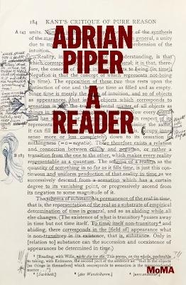 Adrian Piper: A Reader - 