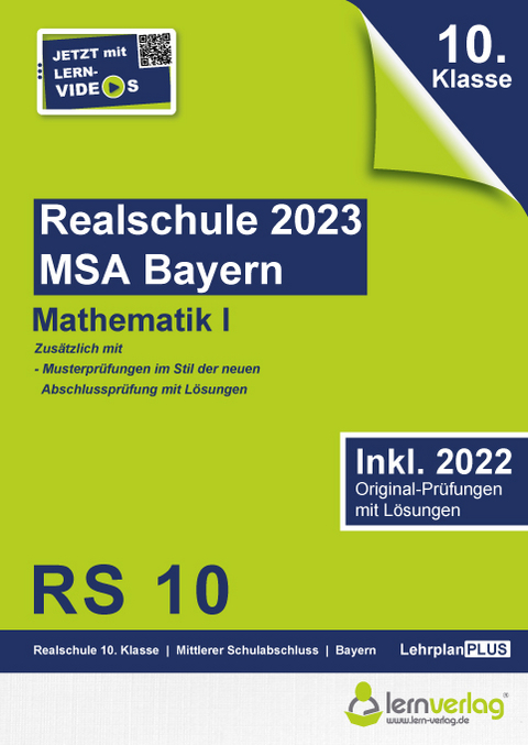 Original-Prüfungen Realschule Bayern 2023 Mathematik I