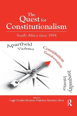 The Quest for Constitutionalism - Hugh Corder, Veronica Federico