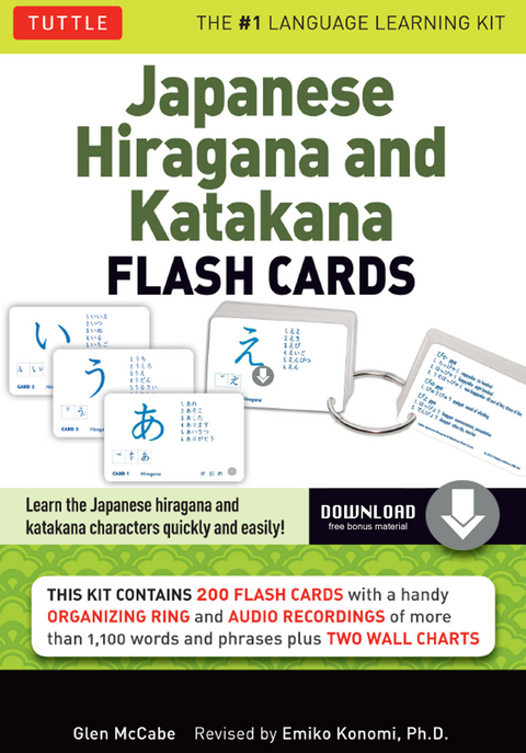 Japanese Hiragana & Katakana Flash Cards Kit Ebook - Glen McCabe