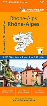 Rhone-Alps - Michelin Regional Map 523 - Michelin