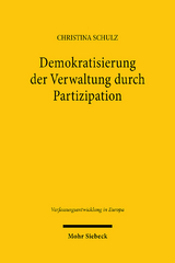 Demokratisierung der Verwaltung durch Partizipation - Christina Schulz