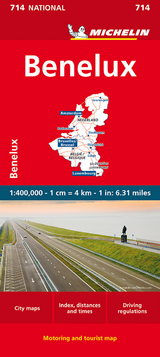 Benelux - Michelin National Map 714 - Michelin