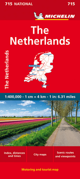 The Netherlands - Michelin National Map 715 - Michelin