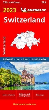 Switzerland 2023 - Michelin National Map 729 - Michelin