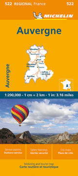 Auvergne Limousin - Michelin Regional Map 522 - Michelin