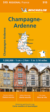 Champagne-Ardenne - Michelin Regional Map 515 - Michelin