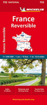 France - reversible - Michelin National Map 722 - Michelin