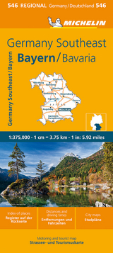 Germany Southeast, Bavaria - Michelin Regional Map 546 - Michelin