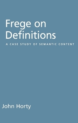 Frege on Definitions - John Horty