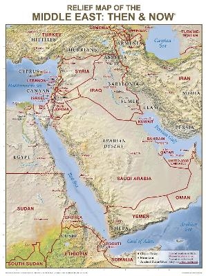 Relief Map of the Middle East - Rose Publishing