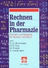 Rechnen in der Pharmazie - H.-O. Burmeister