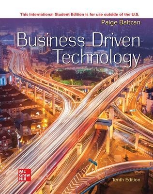 Business Driven Technology ISE - Paige Baltzan