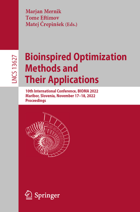 Bioinspired Optimization Methods and Their Applications - 