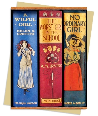 Bodleian: Book Spines Great Girls Greeting Card Pack - 