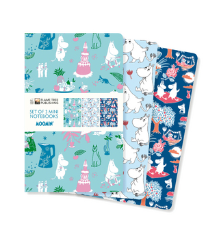 Moomin Classics Set of 3 Mini Notebooks - Flame Tree Studio