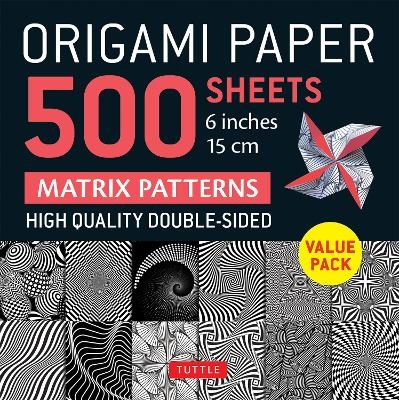 Origami Paper 500 sheets Matrix Patterns 6" (15 cm) - 