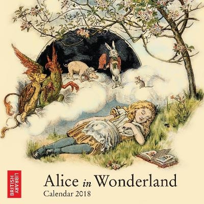 British Library - Alice in Wonderland mini wall calendar 2018 Art Calendar) -  Flametree_unknown