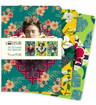 Frida Kahlo Set of 3 Midi Notebooks - 